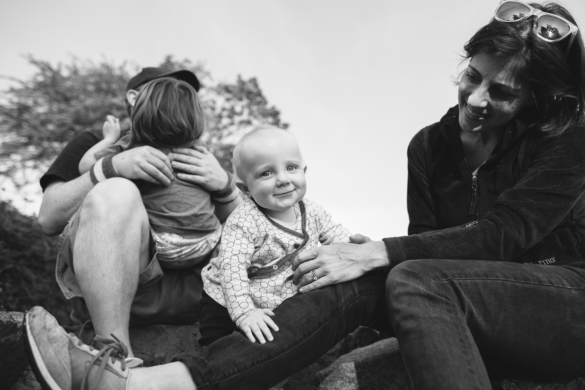 Family in nature